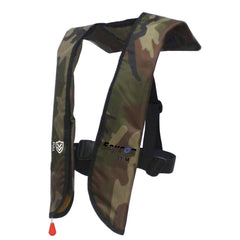 Eayson Light Inflatable Life Protective Clothing Basic Manual Life Jacket (609 Green Camouflage Manual)